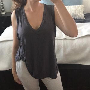 Deep V tank Charcoal